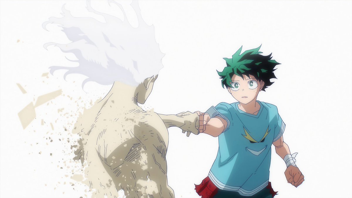 "DO YOUR BEST"

EVERYONE clearing the path for Deku and cheering him on was such CINEMA. Deku finally connecting with Shigaraki was also good to see and that Kurogiri moment was great. Honestly such a fantastic ending to this long ass fight, amazing episode. #MyHeroAcademia #MHA