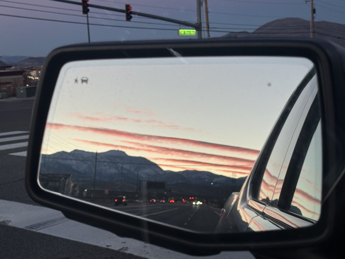 Beautiful Mount Rose sunset… Blessed to live in the west