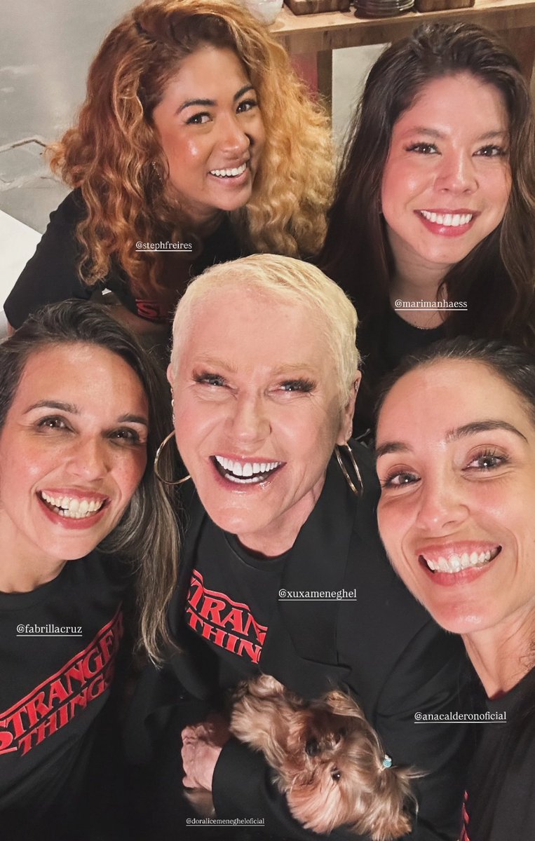 Xuxa e seu ballet estão no último ensaio para o show surpresa de amanhã no Parque do Ibirapuera, parte da Parada Estranha, evento promocional da Netflix para a última temporada de "Stranger Things".