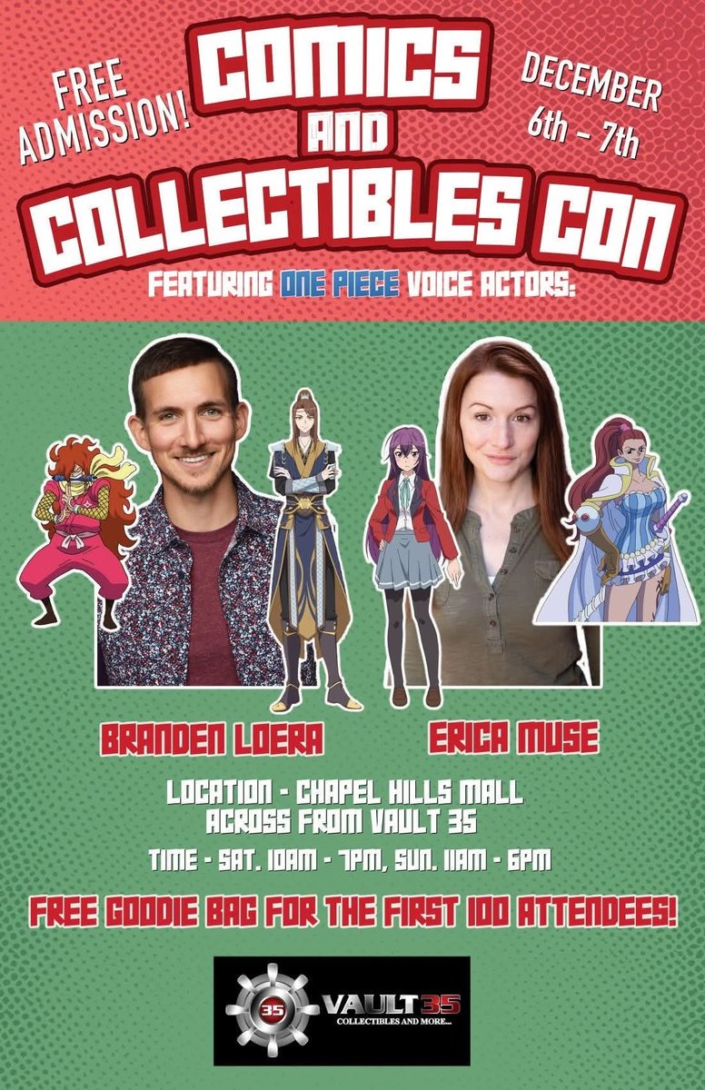 🎉Come say hi Colorado Springs! At Comics and Collectibles Con in Vault 35 🥳 I can't wait to meet you!! 💖
