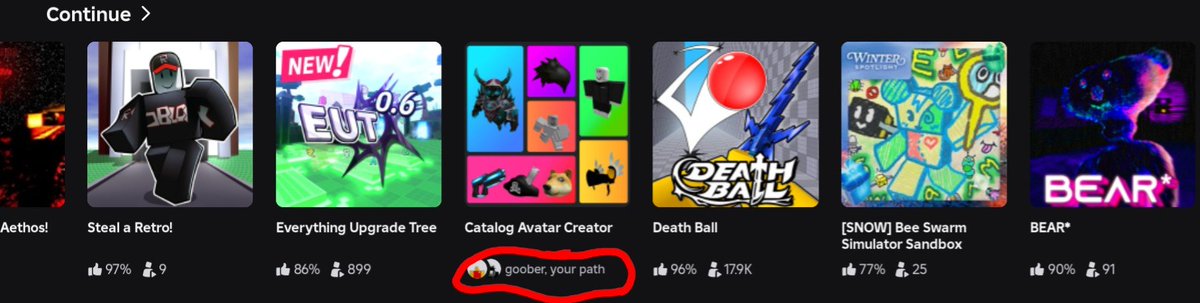 Somegoobything's tweet image. why is the game trying to talk to me💔
this is someones else is display but MAN it looks cool
it just looks kinda sick how roblox is trying to say something to me