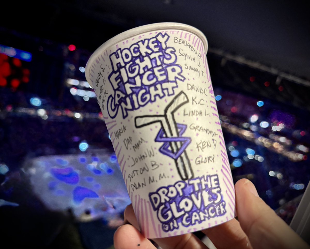 WesJohnsonVoice's tweet photo. Drop the Gloves on Cancer 👊💜 #ALLCAPS #CAPSlightning https://t.co/eY5mrnYl0G