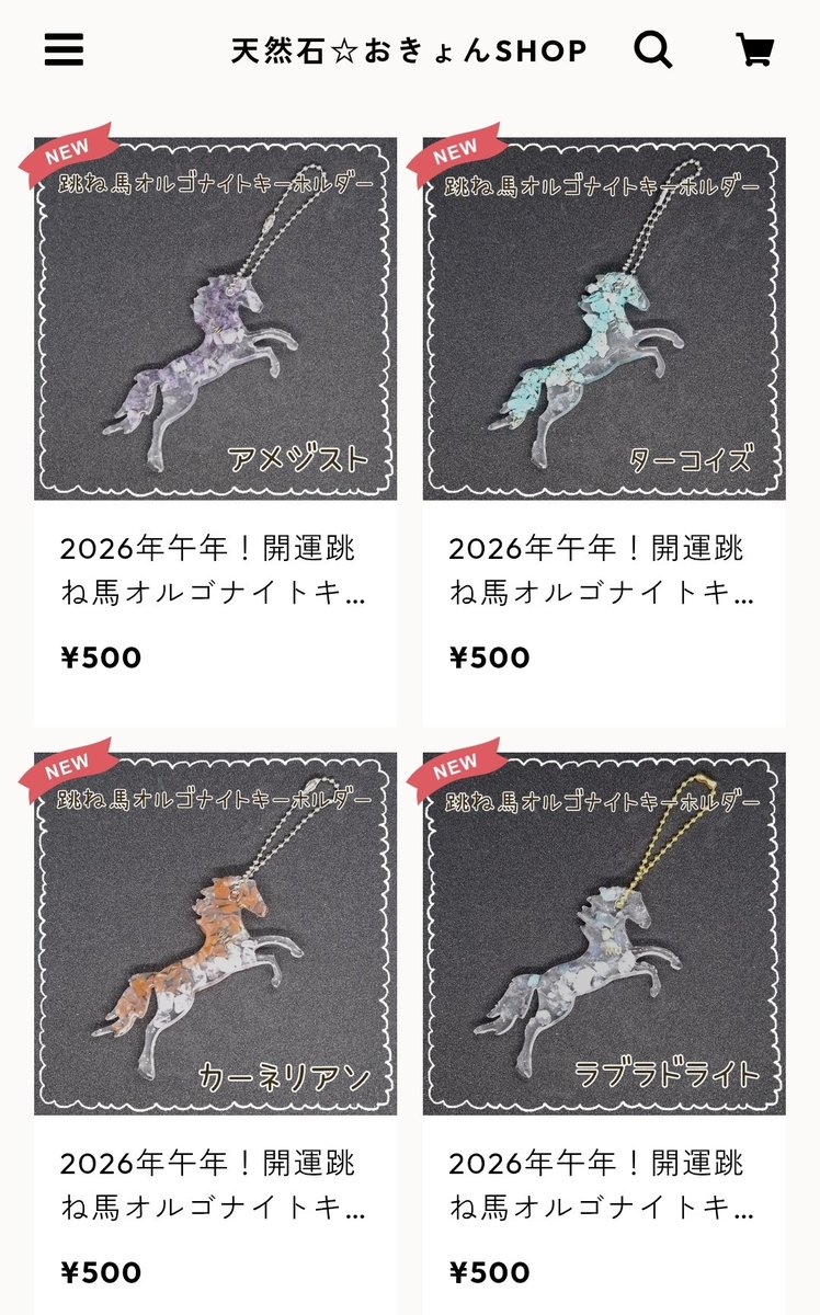 Webショップ新商品追加のお知らせです(⁎ᴗ͈ˬᴗ͈⁎)💓 2026年の飛躍を