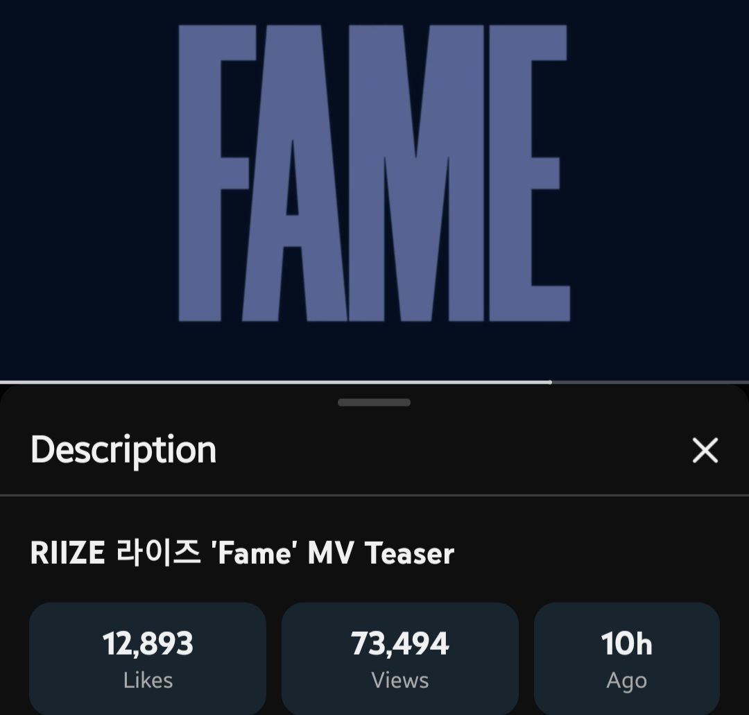 RIIZEfess's tweet image. briize! ayo stream mv teasernya di youtube! ini udah 10 jam lebih tapi viewsnya baru segitu :(
