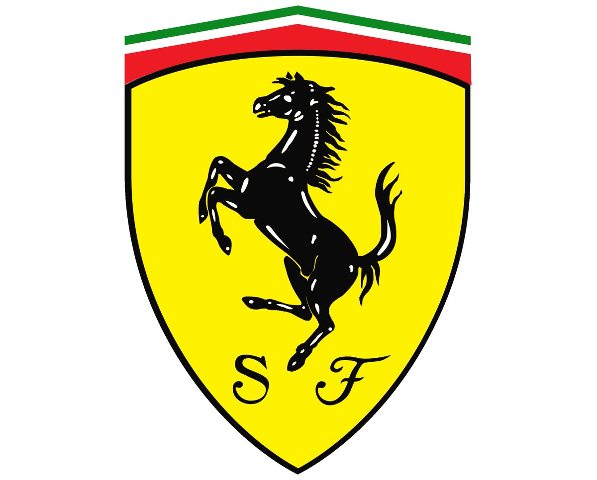 beyoncegarden's tweet image. the ferarri logo also having a black horse in the upright position... she is a truly PSYCHOTIC WOMAN (in a good way) LIKE HELLOOOOO😭😭😭😭😭