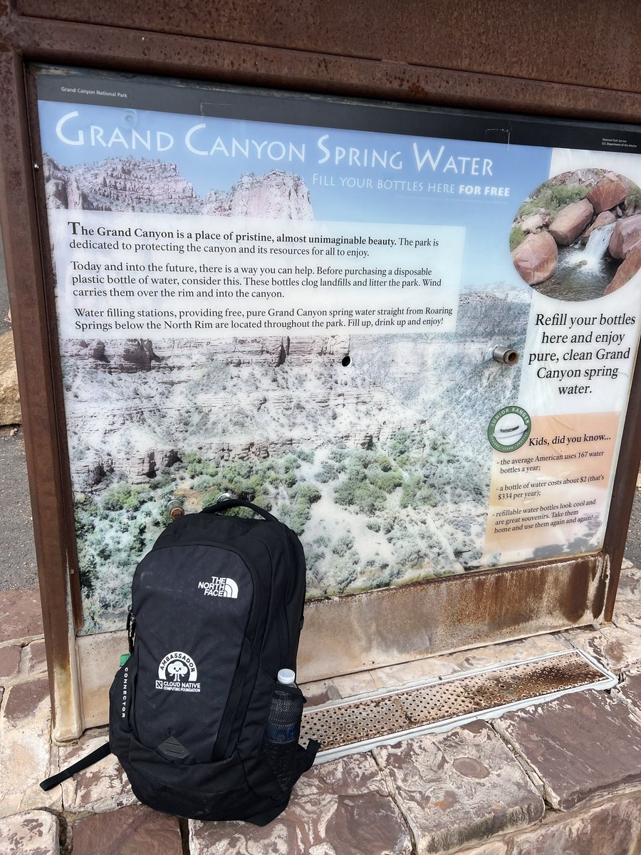 BVierstein's tweet image. New #cncf ambassador rucksack has travelled many canyons : there were #clouds and #native people and beautiful peaceful endless nature ; maybe we encountered some #divine spirits but that’s up to interpretation 

🕊️🌈🐾🐉🦁🕸️🎐
