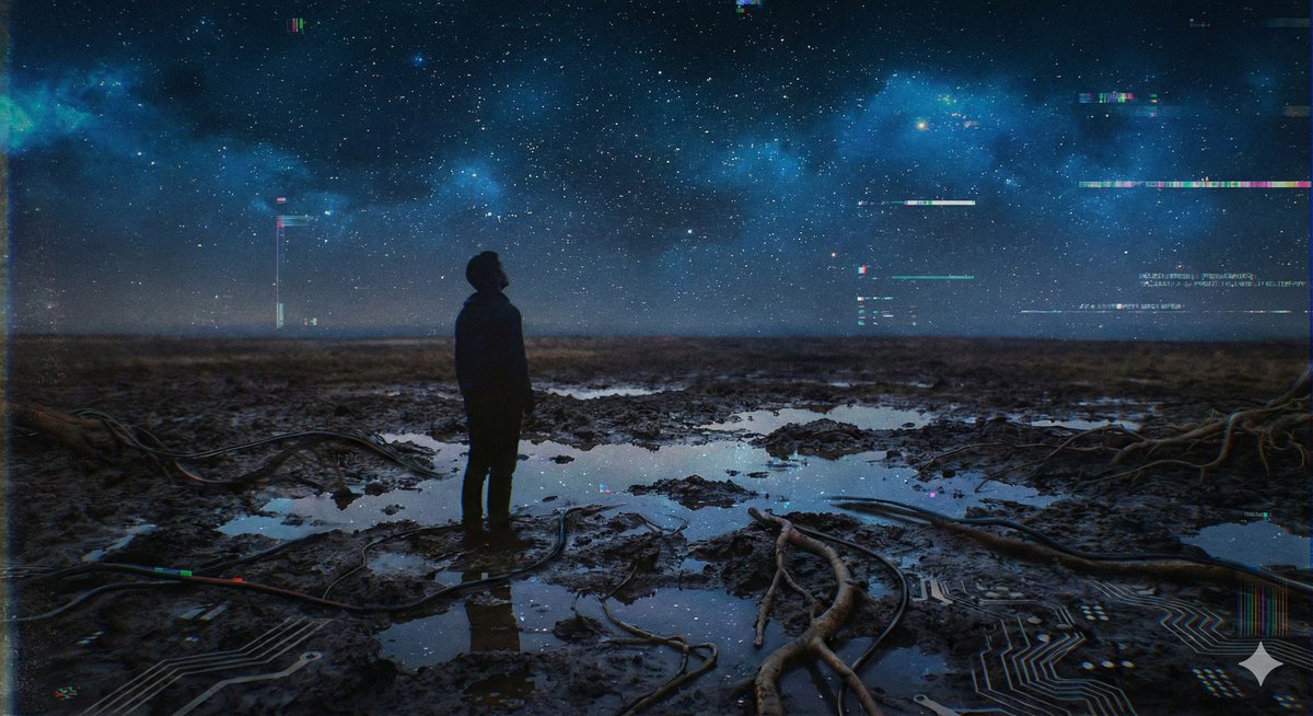 end0TEsS2331's tweet image. 【観測ログ：2025-11-23】
​この世界（サーバー）は、正常にバグっている
​満員電車で孤独を感じるエラー。
優しい人が損をするアルゴリズム。
​でも、そのノイズが描く波形は、時々ひどく美しい。
​だから僕は、まだログアウトせずに
このクソゲーの攻略を続けることにした
​#観測者 ##SystemError