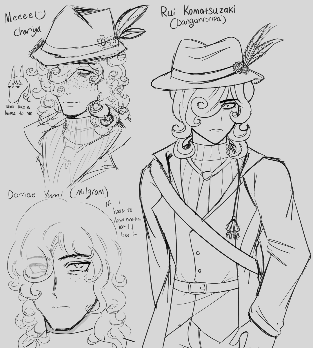 pierrotized's tweet photo. - does style studies then leaves for another month -
W twitter artist ❤️‍🩹🔋

#milgramtwt 
#danganronpa https://t.co/7ePdNdKInC
