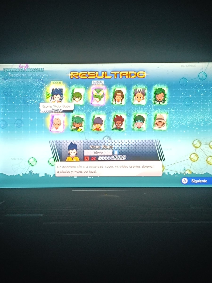 Mi primer ídolo y en la siguiente me ha tocado el mismo xD pero estoy contento #InazumaEleven