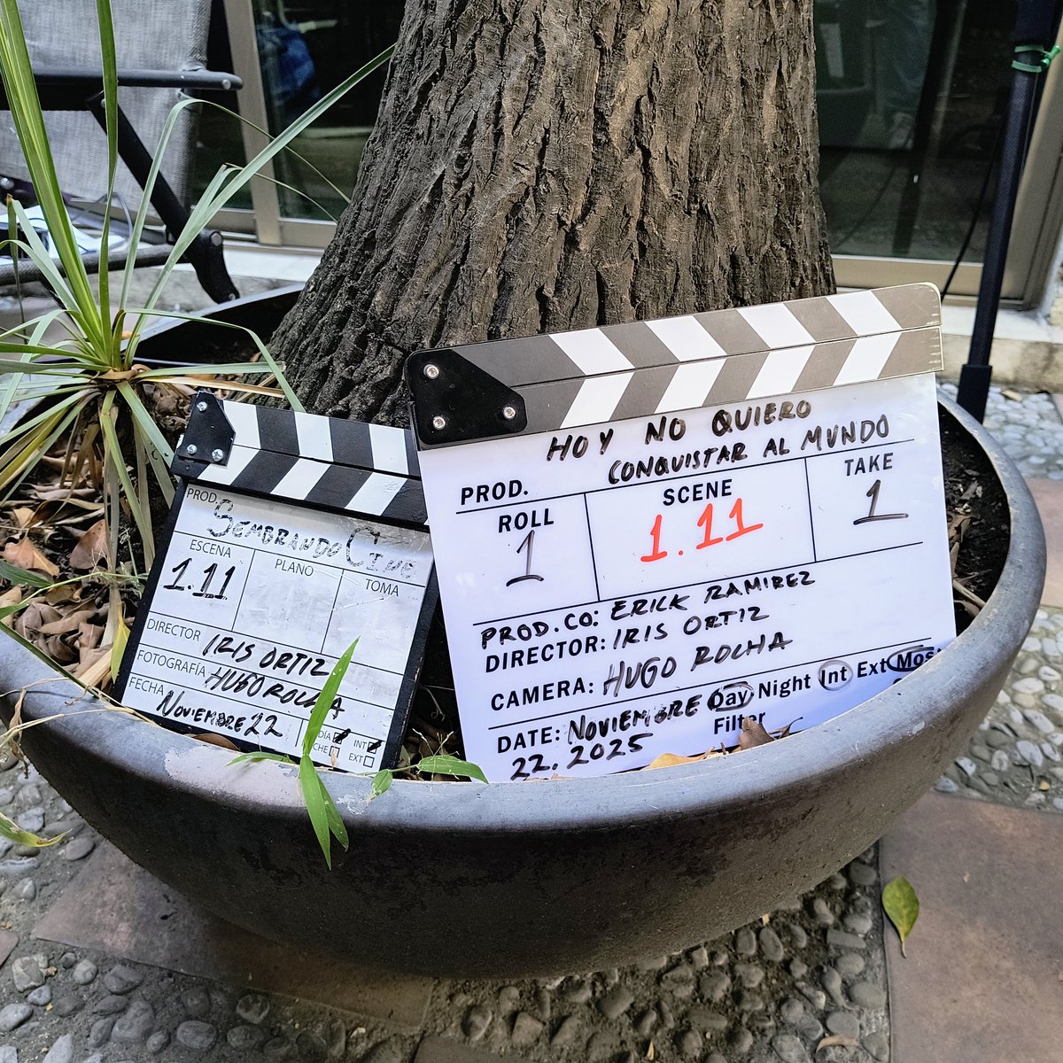 fixedw's tweet image. Primer día del segundo cortometraje del diplomado.