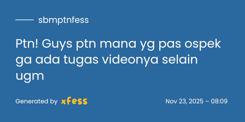 sbmptnfess's tweet image. Ptn! Kasih tau sender please