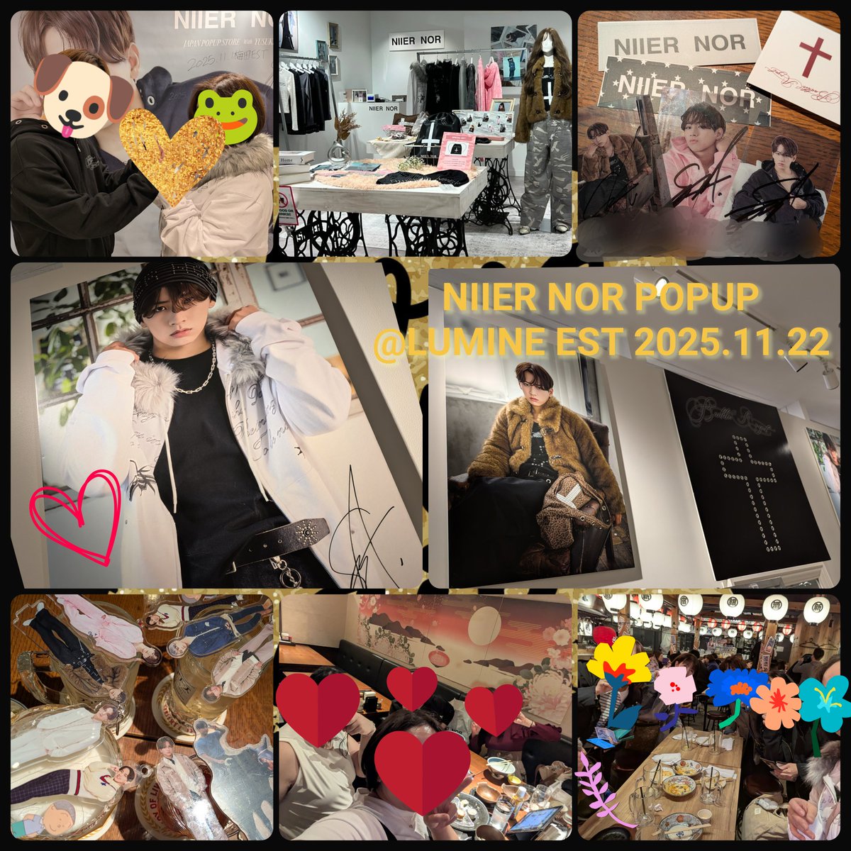 utodys's tweet photo. 📸2022.11.22 NIIER NOR POPUP @ LUMINE EST🖤🤍
ずっと賑わってたけどみんなと丁寧にたくさんお話してくれてたなぁ✨
お洋服、大切に着ます🙏🏻
…2ショ嬉しかったほんとにかっこよかった目が離せなかった🫠がんばってる友祐くん大好き舞台も絶対楽しんでね
#NIIERNOR #佐藤友祐 #ロボステ #鳥羽樹 https://t.co/qSS2fH5px1