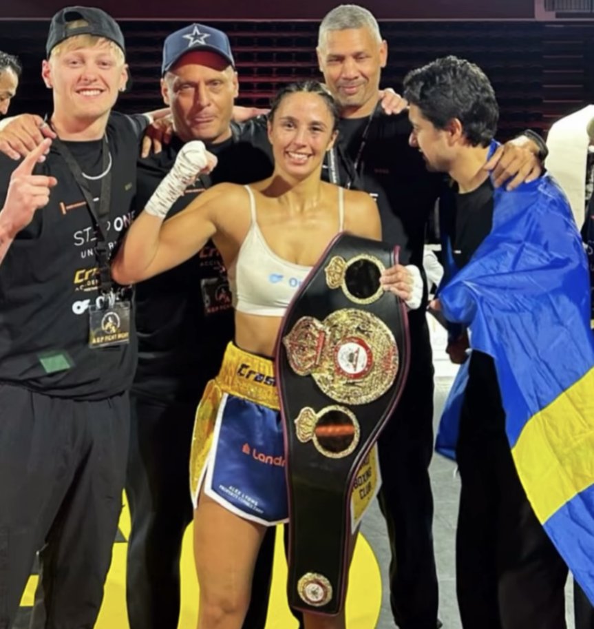 And The New!!!
Wba Gold Flyweight Champion 
<a href="/sandstromboxer/">Linn Sandstrom</a> 🏆🥊👏👏