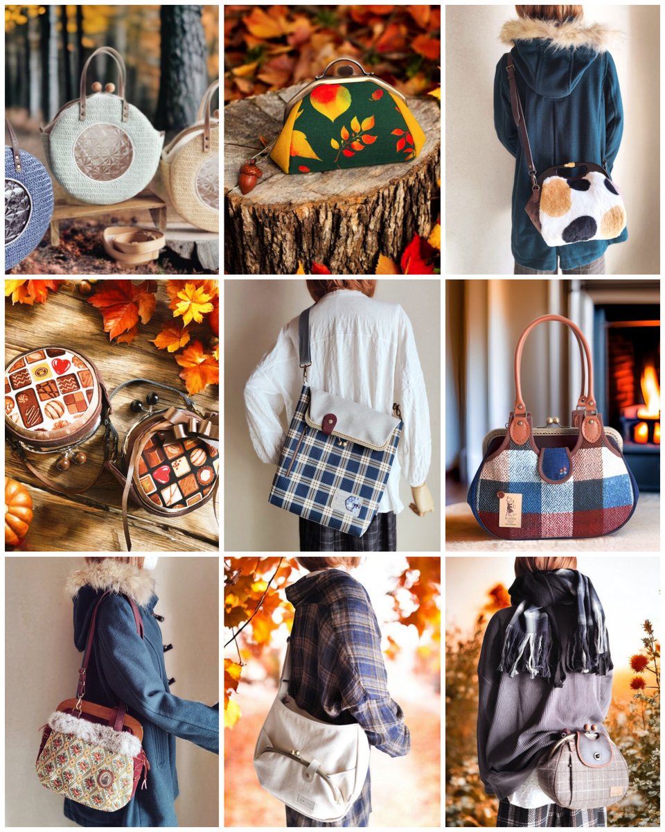 #三連休はフォロワーさんが増えるらしい
🪾🍁 秋をお届け 𓈒𓐍🍁🍂  🌰🐿ﾞ

▷バッグやお財布、がま口などを制作しています🪡🧵✨