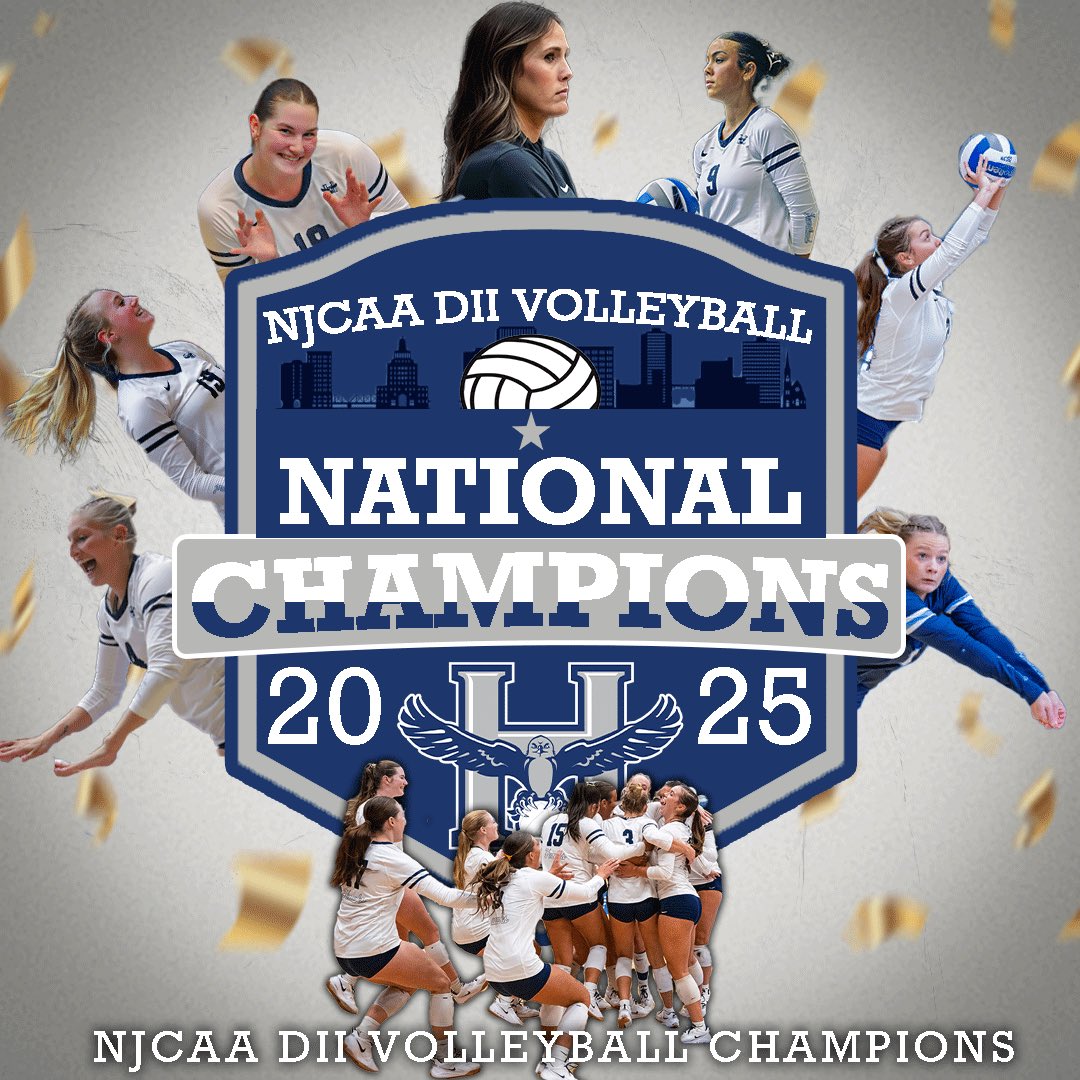 HCCVolleyball's tweet image. THE HAWKS ARE YOUR 2025 NJCAA DII NATIONAL CHAMPIONS🦅

#WingsOut