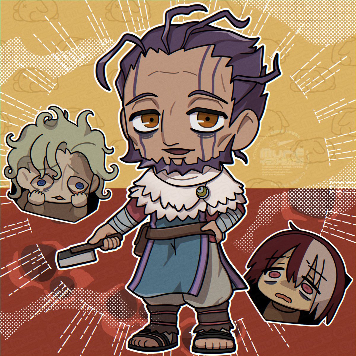 【ファンアート】
メイドインアビス⛰️
三賢　ワズキャン