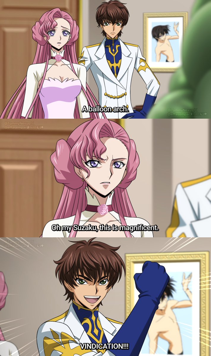 effasempai's tweet image. VINDICATION!
Code Geass Euphemia Li Britannia x Suzaku Kururugi
#codegeass