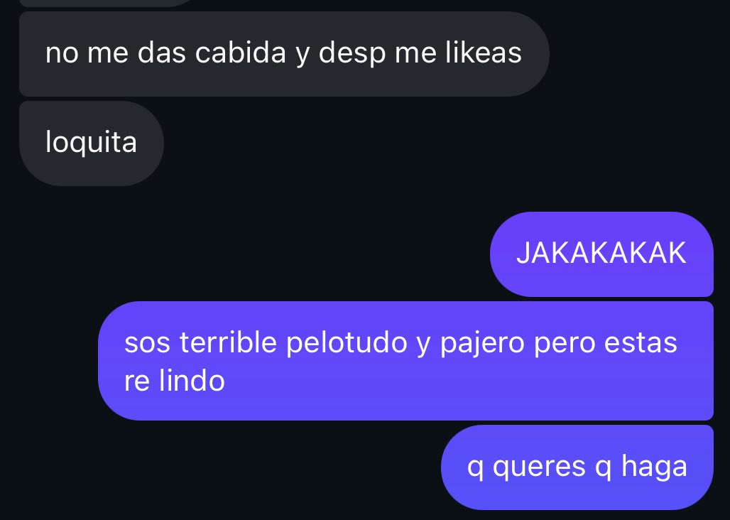 aprendan a separar las cosas.