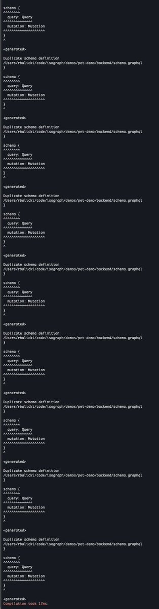 StatisticsFTW's tweet image. I guess that&apos;s one way to fix &quot;duplicate schema declarations cause panics instead of emitting diagnostics&quot;