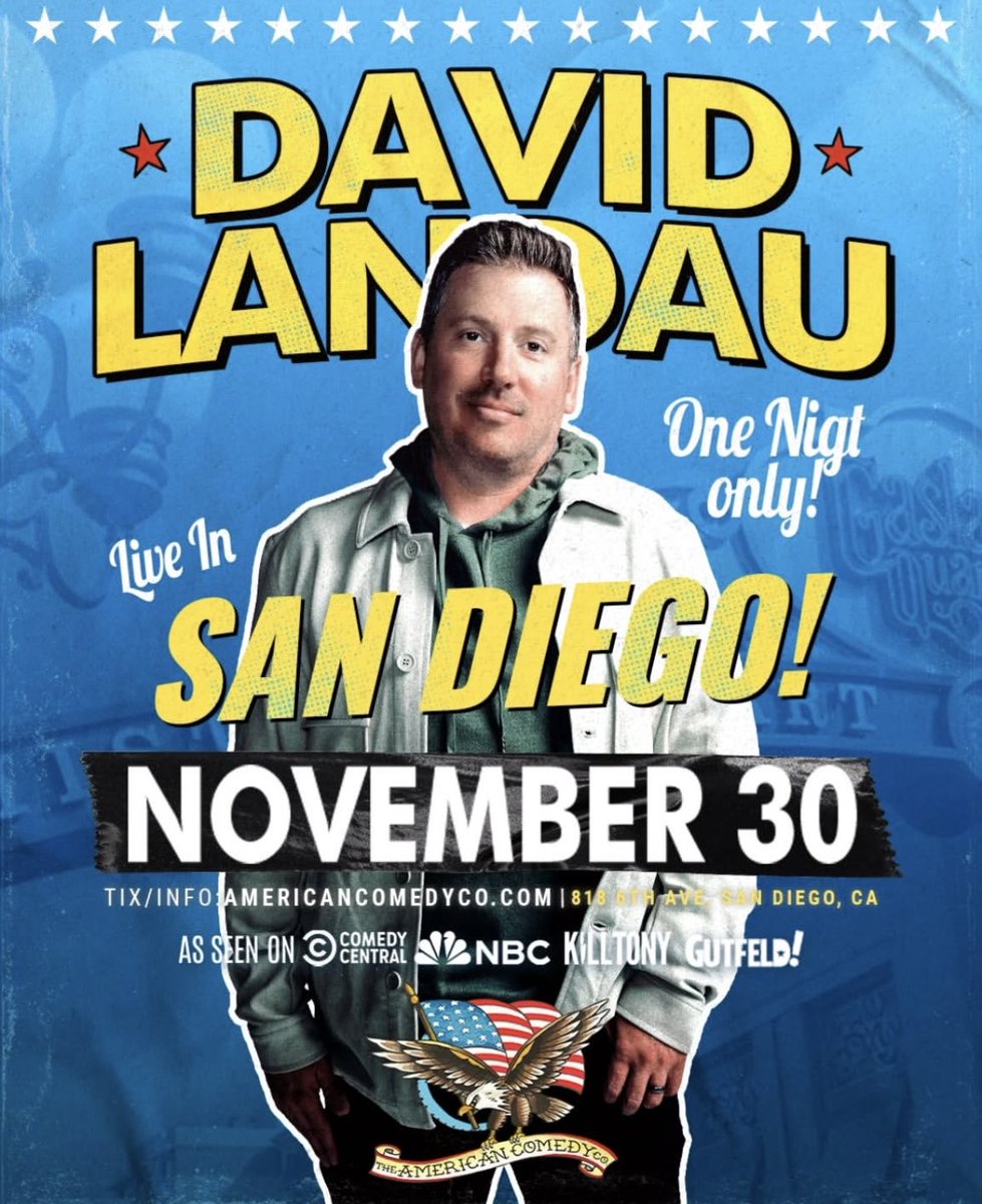 Nov 30th San Diego!