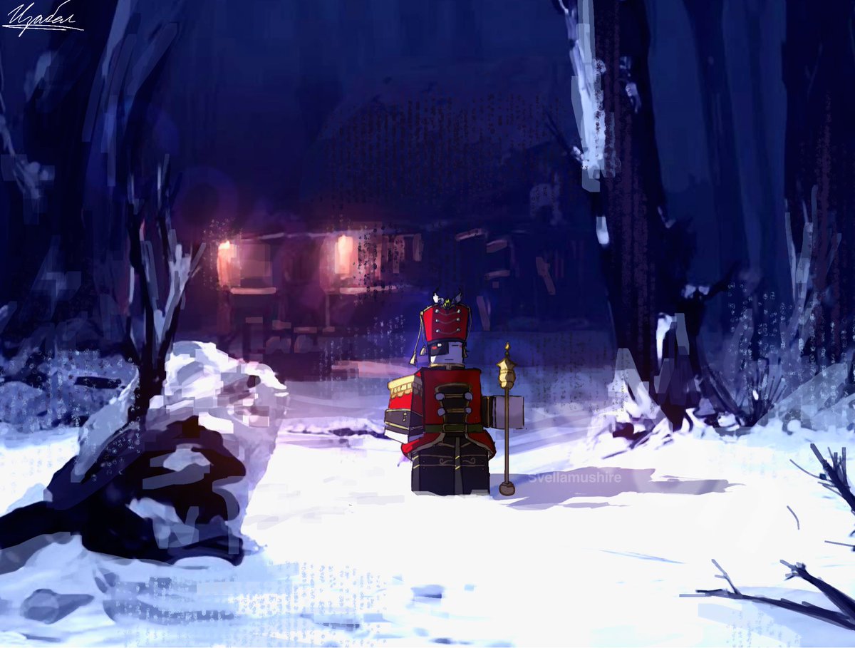 _TangoMango_x's tweet image. Commission art (nutcrackerful) #robloxart #dieofdeathartful #dieofdeath