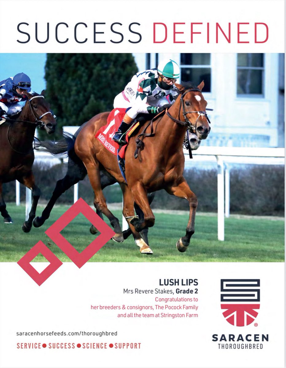 theTDN's tweet image. Success defined with @SaracenTB 

LUSH LIPS won the Mrs Revere Stakes, Grade 2

Congratulations to her breeders &amp;amp; consignors, The Pocock Family and all the team at Stringston Farm