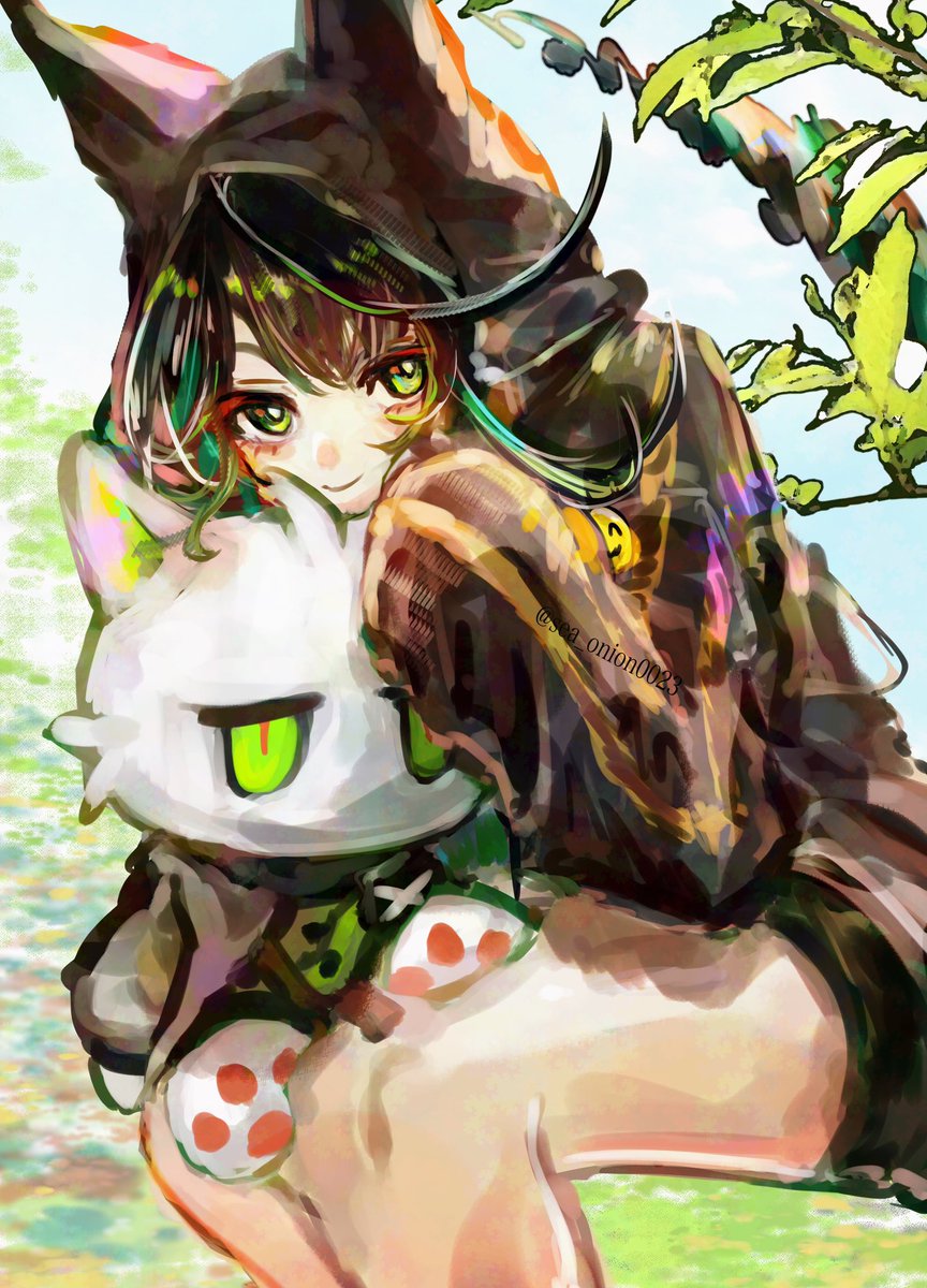 #今月描いた絵を晒そう
あくないつ女子