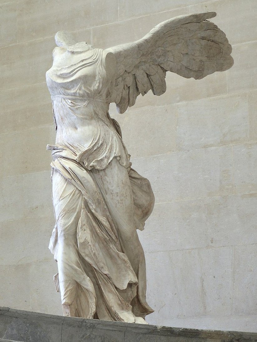 ArtGuide_db's tweet image. The Winged Victory of Samothrace