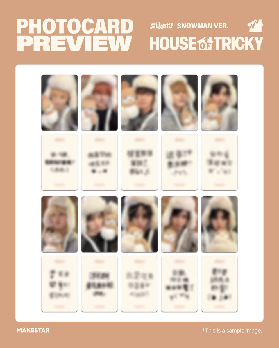 【専用】xikers サイン会 台北対面サイン会&フォト会] #xikers 6TH MINI ALBUM [HOUSE OF TRICKY