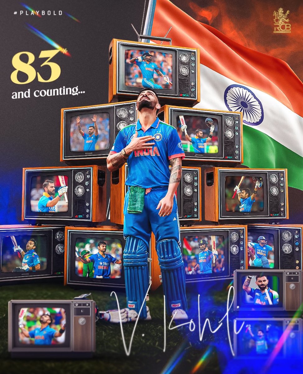 𝗩𝗶𝗿𝗮𝘁: 𝗖𝗵𝗮𝗽𝘁𝗲𝗿 8️⃣3️⃣
THE LEGEND ❤️‍🔥👑🐐

#PlayBold #ನಮ್ಮRCB #ViratKohli 
#INDVSSAODI #RoKo