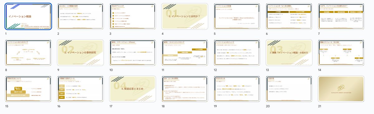 hkr84dev's tweet image. #まじん式v4 を色々試してみました。  

初期状態(このままでも十分) 
　↓  
オプション設定をいじってみる(なんかうまくいかない…)
　↓
プレゼン資料の作り方を猛勉強し、自社テンプレートを作成
　↓ 
テンプレートをまじん式のオプション設定に落とし込んでみる(よさそう！)

#googleworkspace