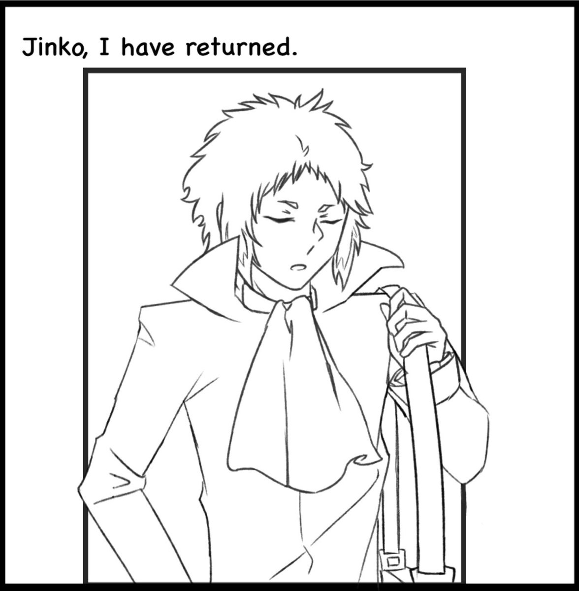 Tealeaf_Master's tweet image. #sskkweek2025 Day 6: Jealousy! That pillow had it coming. Atsushi cuddles are reserved for one person only    

#sskk