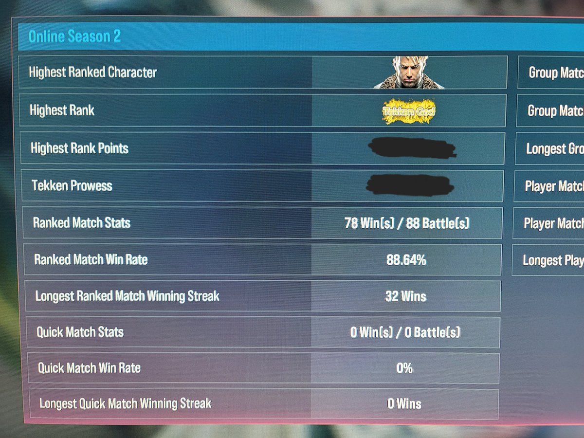 BigBootySlap's tweet photo. First time playing rank in Tekken 8 since the game came out 2 years ago

I got Tekken God in 6 hours https://t.co/4xamI9QKCk