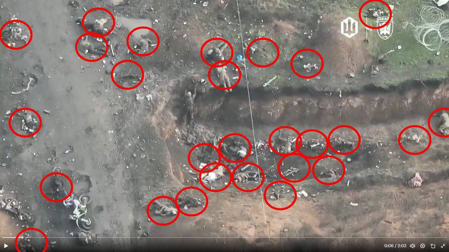 UKikaski's tweet image. Call it meat waves or unsupported mass assaults, the result is the same. Russia is expending lives as ammunition, advancing over its own dead because it has no other tactic left. Katsapia isn’t maneuvering; it’s stacking bodies in front of Ukrainian lines.

#OSINT