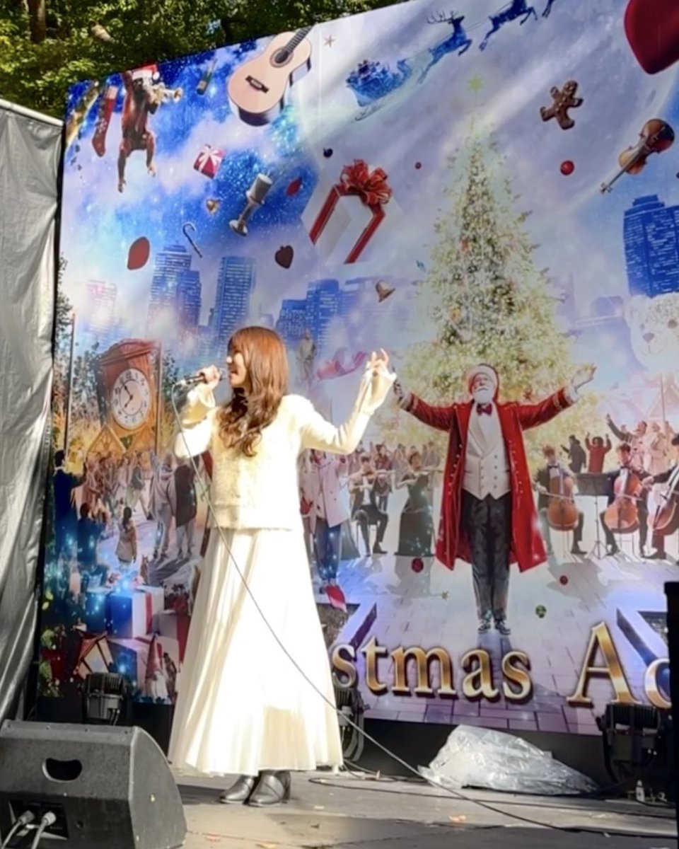 一昨日出演した東京クリスマスアドベント🎅🏻12月も歌わせていただく