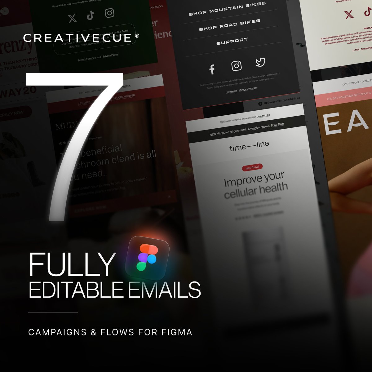 xcyynical's tweet image. Steal my best-performing email designs 🔽

i packaged up 7 of my high-converting emails (used across brands doing $30M+ collectively) into:

— fully editable campaign &amp;amp; flow templates for figma
— plug &amp;amp; play components (cta’s, headers, offers, blocks)
— built to convert…