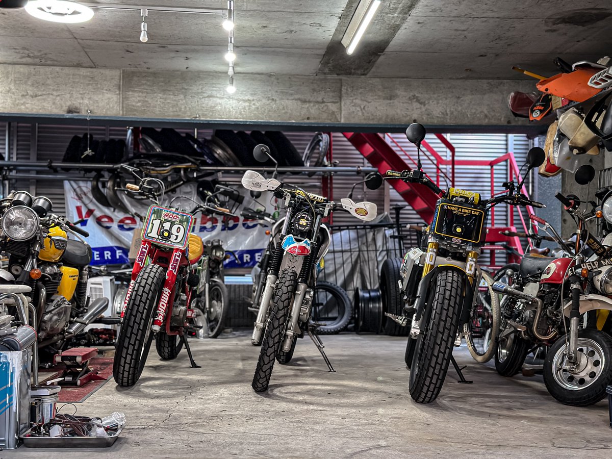 nobtree's tweet photo. 取材無事終了しました。
ありそうで無かったポップなストリートバイクカスタムを提案するRDD @ryo_denda 
今後注目度が高まることは間違い無いと思います！
どんな記事になるのかお楽しみに。
詳細は近日中に…✨
#RDDcustom https://t.co/u86FEmknop