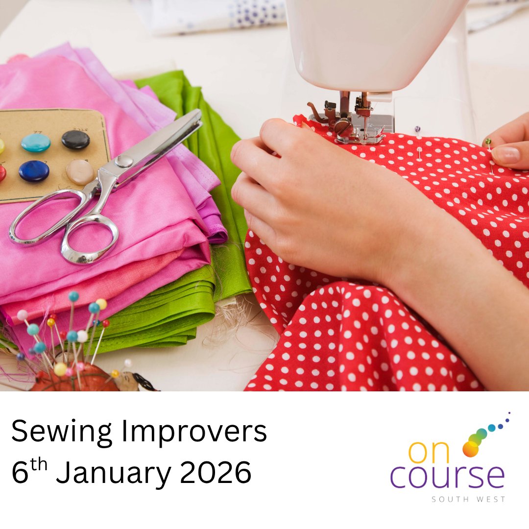 OnCourseSW's tweet image. Sewing Improvers Course 🧵
Are you ready to stop saying &quot;I wish I could sew that&quot; and start saying &quot;Look what I made!&quot;?

Over 12 weeks, we&apos;ll help you master the skills that make projects truly shine. 

👉ow.ly/yy0V50XnNC6

#Sewing #Plymouth #AdultLearning