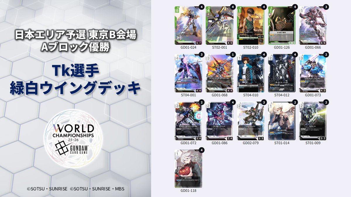 イベント情報】 「WORLD CHAMPIONSHIPS 25-26 日本エリア予選 東京B