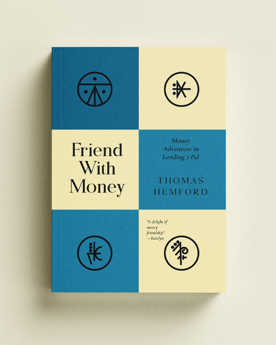 Asifatstudio's tweet image. Day 78/90: Friend With Money. 🟦🟨

Swiss Style. Checkerboard Grid. Serif Type. Sometimes book cover design is just about putting the right things in the right boxes.

Satisfying, isn&apos;t it?

#BookCoverDesign #GraphicDesign #SwissStyle #Grid #DesignTwitter
