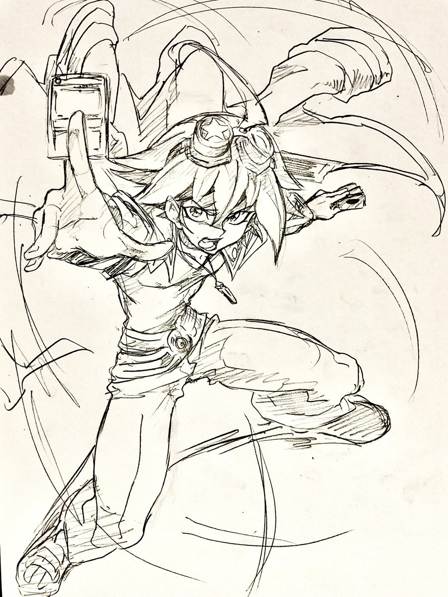 記憶だけで榊遊矢落書き 