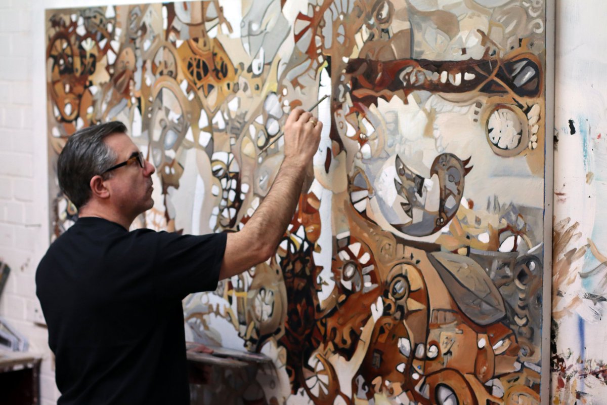 trevorjonesart's tweet image. Physical Fucking Art