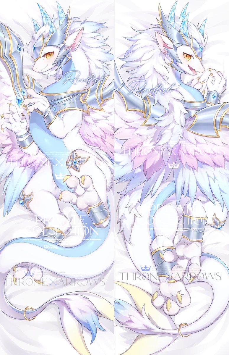 cm
画了小白龙羽西的抱枕✌🏻
委托人：<a href="/yueses_owo/">月影羽西</a>