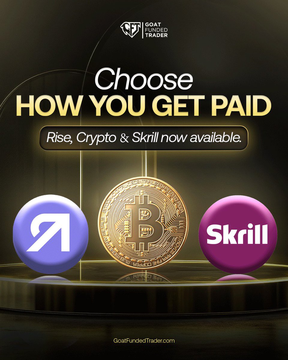 💰 Choose How You Get Paid with GFT 💰

Your payouts, delivered the way you prefer.

We offer multiple fast and secure methods so you can access your profits without delays or complications.

Available payout options:

• Rise
• Crypto
• Skrill

Simple, flexible, and fully in