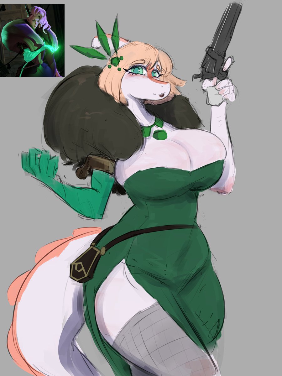 evgarden9's tweet image. Noomer lady geist doodle