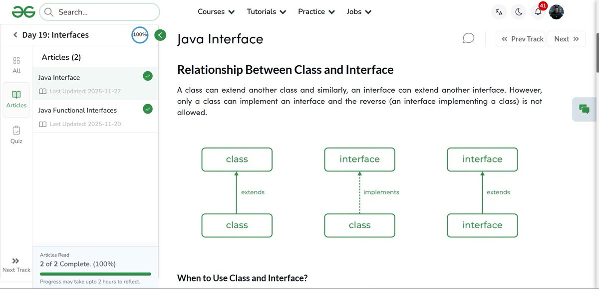 amanhaidry's tweet image. #Java from @geeksforgeeks 🚀
✅Interface
✅Functional Interface
✅Nested Interface
✅Marker Interface
✅Comparator Interface

#365DaysOfCode #JavaDev #GeeksforGeeks #gfg #nationskillup #skillupwithgfg #365DaysOfCoding