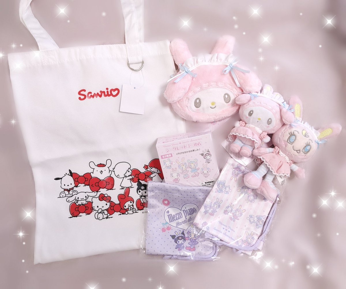 載せてたかな？？サンリオとメゾピアノコラボ🎀マイメロちゃんとベリエ