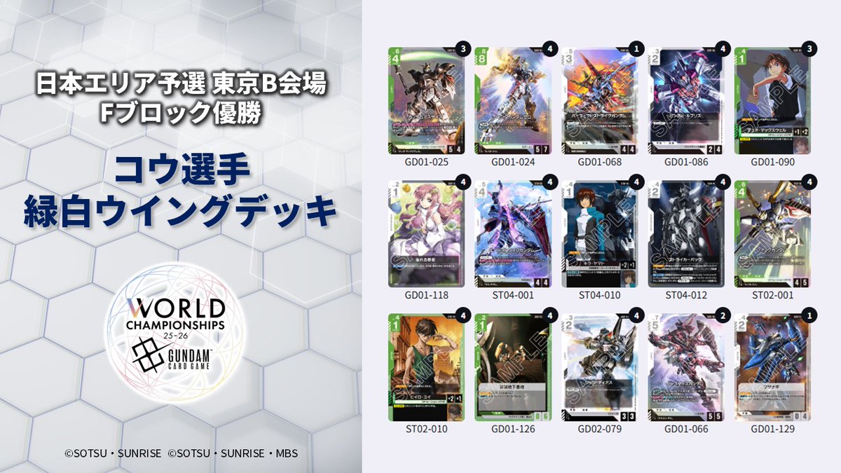 イベント情報】 「WORLD CHAMPIONSHIPS 25-26 日本エリア予選 東京B