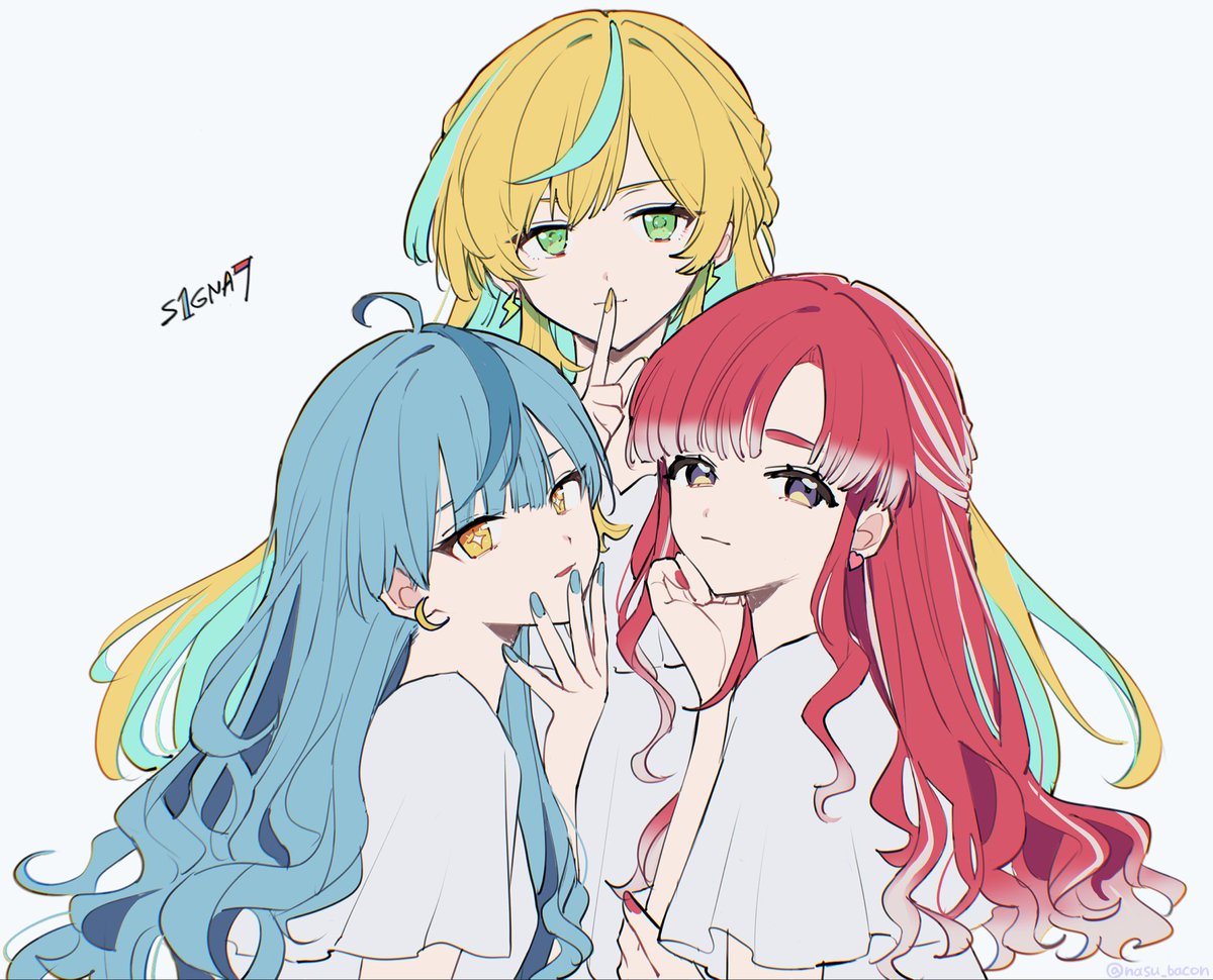 S1GNA7の歌枠を何度もリピートしています🚥 #S1GNA7 #珠乃イラスト #は