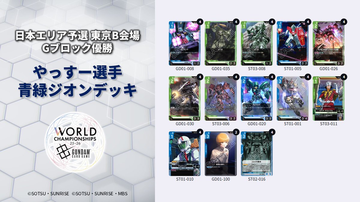 イベント情報】 「WORLD CHAMPIONSHIPS 25-26 日本エリア予選 東京B